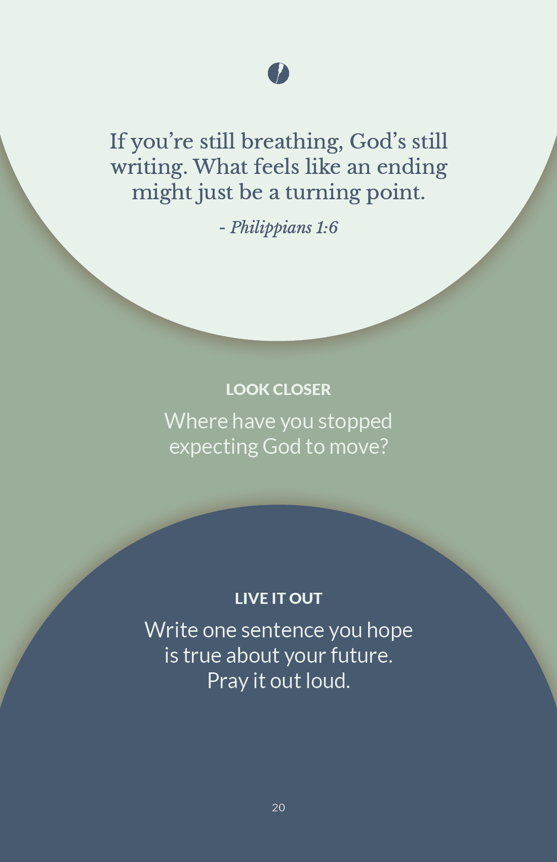 Workbook page - Journaling prompt