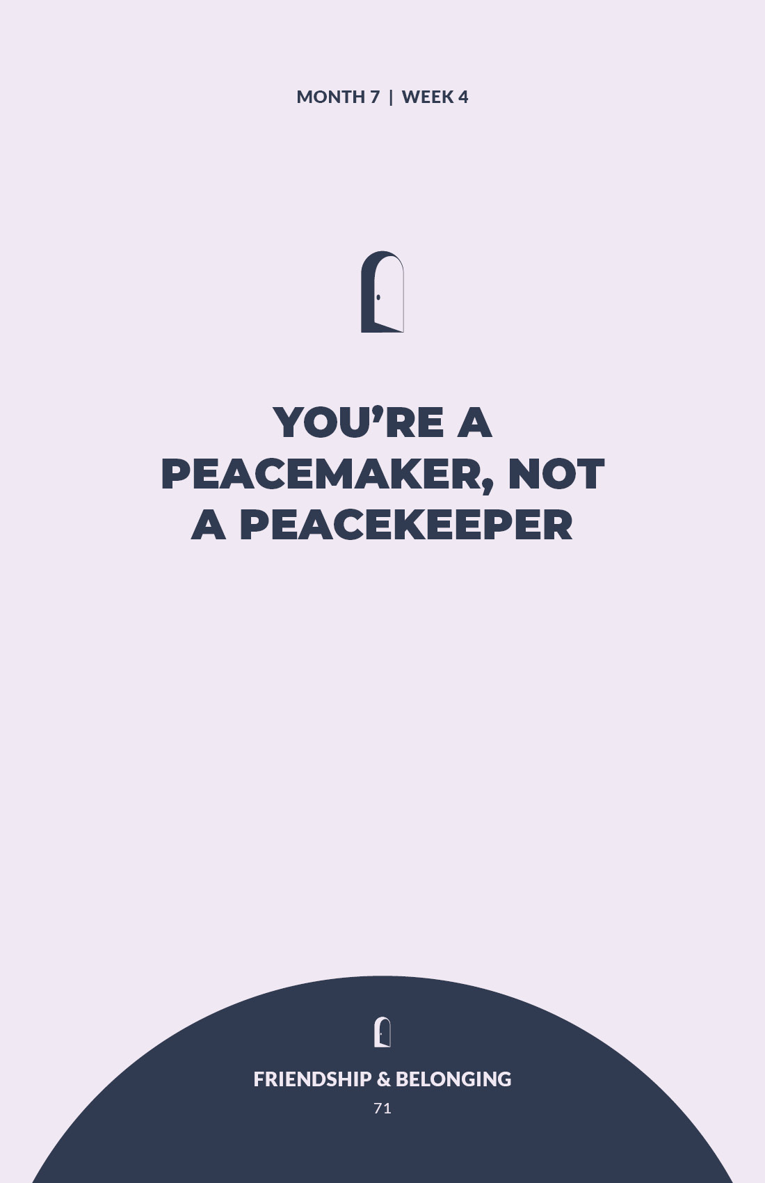 Workbook page - Identity exercise