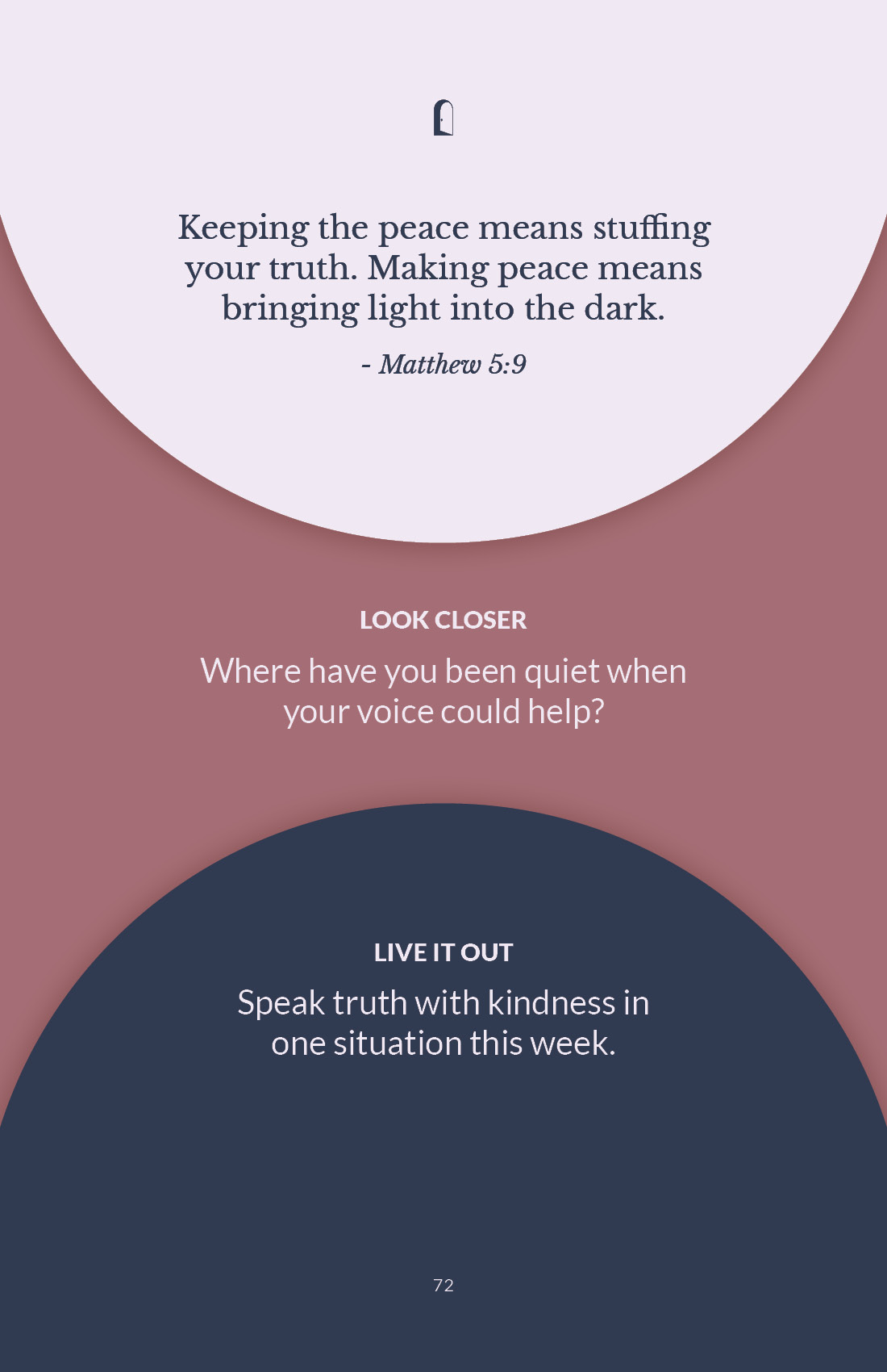 Workbook page - Scripture study